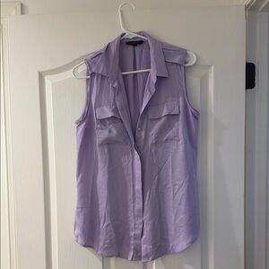 Banana republic light purple blouse size medium EUC